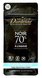 ●【オーサワ】ダーデン有機アガベチョコレートスティック カカオ70% 62g※20個セット ※通年商品※4月〜10月冷蔵