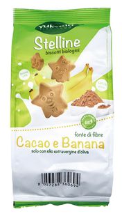 ●【オーサワ】【3月の新商品】有機バナナ＆ココアクッキー120g