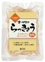 ■容量：80g■原材料；らっきょう(九州産)、漬け原材料(麦芽水飴、米酢、本みりん、食塩)■賞味期限： 常温で5ヶ月■配送方法:常温■販売元:オーサワジャパン・砂糖不使用 ・化学調味料不使用砂糖不使用でつくった甘酢らっきょう漬けです。麦芽水飴と本みりんのやさしい甘みと、米酢の爽やかな酸味がバランスよく、シャキシャキとした食感が美味しいです。 111kcal/80g商品分類：漬物 /メーカー：オーサワジャパン株式会社 ※手配商品のため、メーカーの在庫状況によっては欠品となる場合があります。 また、手配商品につきましては、ご注文後のキャンセルはできませんのでご了承ください。