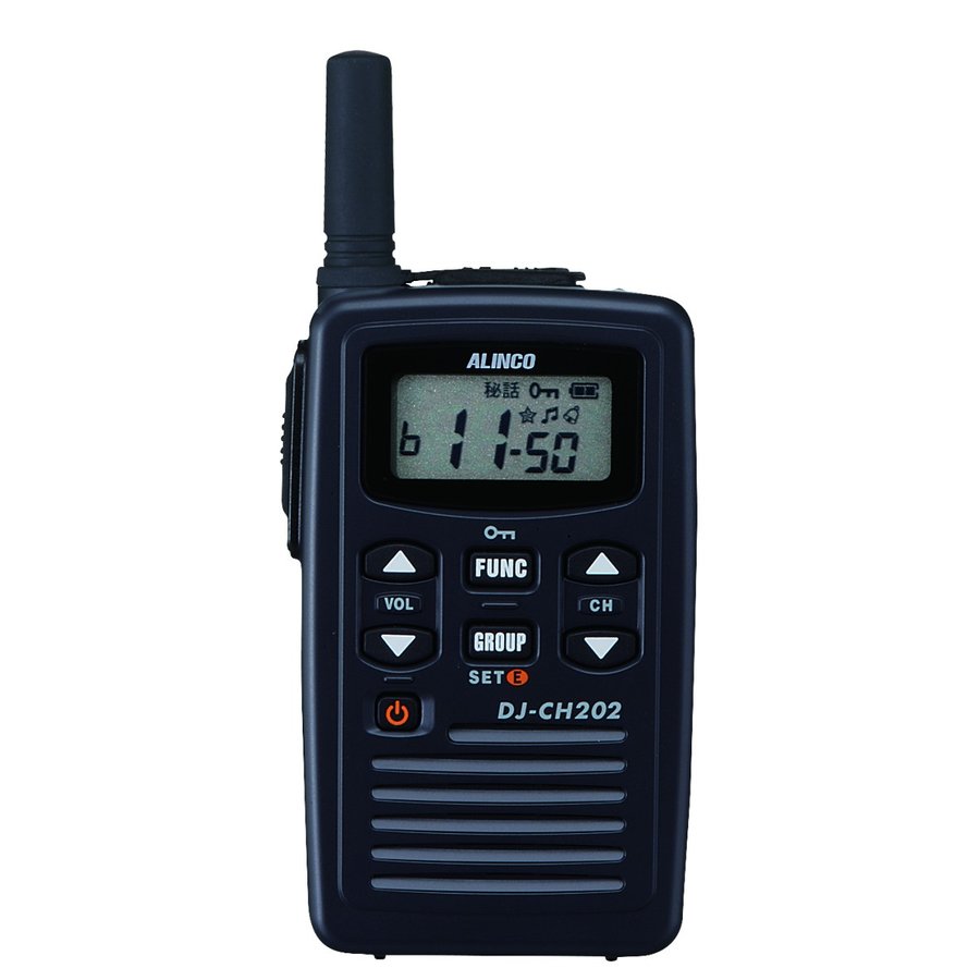DJ-CH202S ショートアンテナ 特定特定小電力トランシーバー アルインコ(ALINCO)