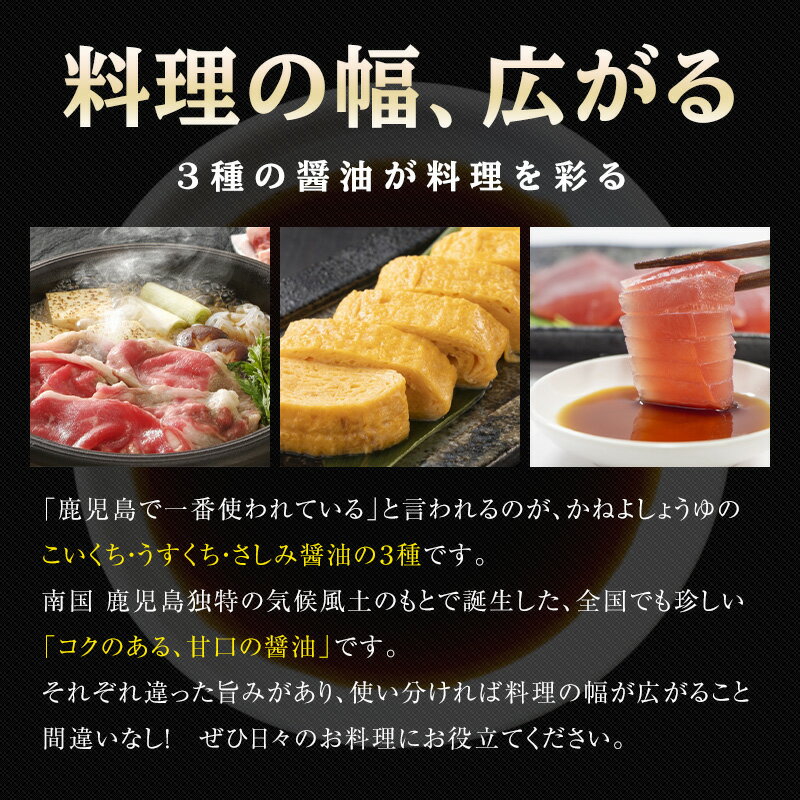 【送料別】カネヨ醤油 鹿児島 醤油 母ゆずり　濃口 500ml【かねよ 醤油 カネヨ 醤油】 3