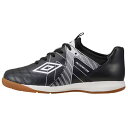 umbro アンブロ インドアシューズ アクセレイター TR JR WIDE IN ジュニア ブラック/ブラック/ホワイト ワイド サッカー フットサル 室内 ...