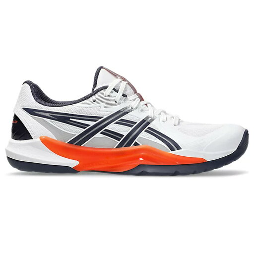 asics アシックス ハンドボールシューズ POWERBREAK FF STANDARD ホワイト/オレンジ STABLETRUSS 1071A101.102 asics アシックス ハンドボールシューズ POWERBREAK FF STANDARD ホワイト/オレンジ STABLETRUSS 1071A101.102