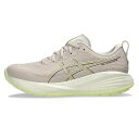 【20%OFFクーポン対象|6/22 20:00-6/27 1:59迄】 asics アシックス ランニングシューズ ゲル キュムラス 27 レディース STANDARD ミネラルベージュ/ハドルイエロー ジョギング マラソン 1012B772.250