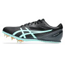 asics アシックス 陸上スパイク HEATSPRINT 13 STANDARD ブラック/ミント 100m〜1500m ハードル 跳躍種目 1093A199...