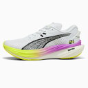 PUMA プーマ ランニングシューズ ウィメンズ ディヴィエイト ニトロ 3 EKIDEN グロー レディース プーマホワイトピュア ジョギング マラソン 311895_01(4)