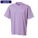 【10%OFFクーポン対象|8/4 20:00-8/11 1:59迄】 SALOMON サロモン ロゴTシャツ 半袖 サロモンロゴ メンズ パープル リラックスフィット オーガニックコットン 通気性 伸縮性 LC2527700030