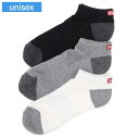 【10%OFFクーポン対象】10/24 20:00-10/27 09:59まで!! CHUMS チャムス フットウェア アンダーウェア ソックス 靴下 3Pチャムスロゴアンクルソックス ユニセックス 抗菌防臭加工 くるぶし丈 CH06-1133