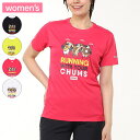 CHUMS チャムス トップス ランニングコスチュームブービーTシャツ ウィメンズ ポリエステル UVカット リフレクタープリント 抗菌防臭加工 CH11-2495