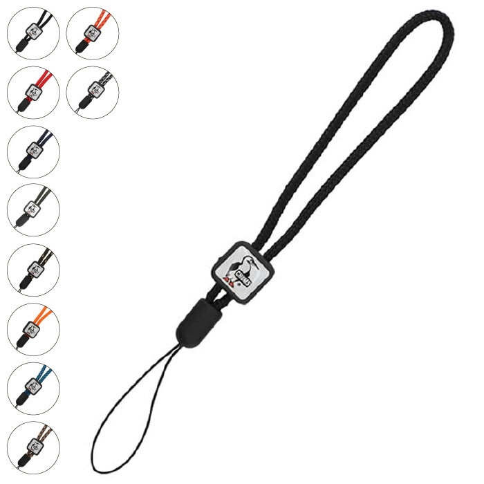 CHUMS チャムス フォンホルダー3mmロープ 携帯ストラップ 耐久性 アジャスター付 CH61-1180