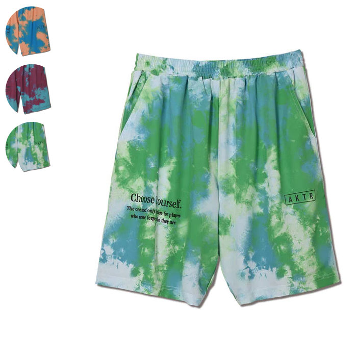 AKTR アクター MIXTURE TIEDYE SHORT