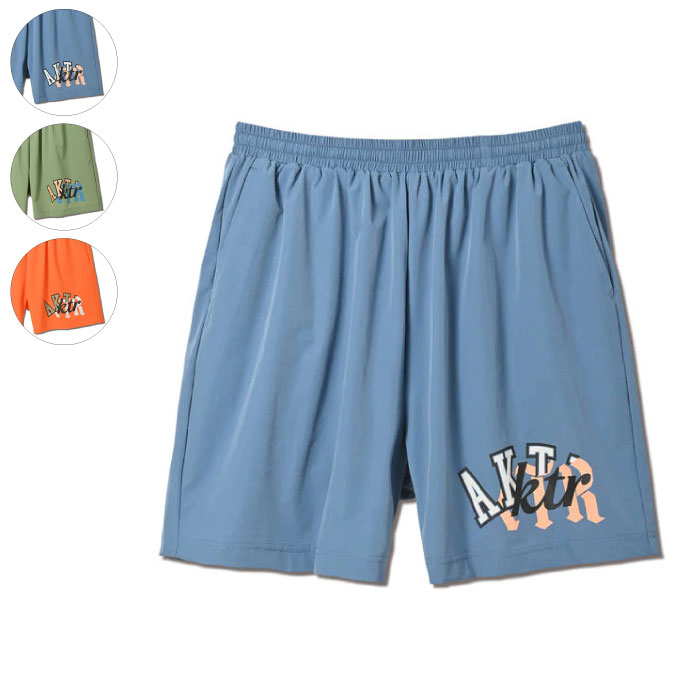 【5/20限定 10 OFFクーポン対象 】 AKTR アクター MIXTURE LOGO SHORT WIDE PANTS ショーツ ワイドパンツ バスケットボール 2023年春夏 123-017002