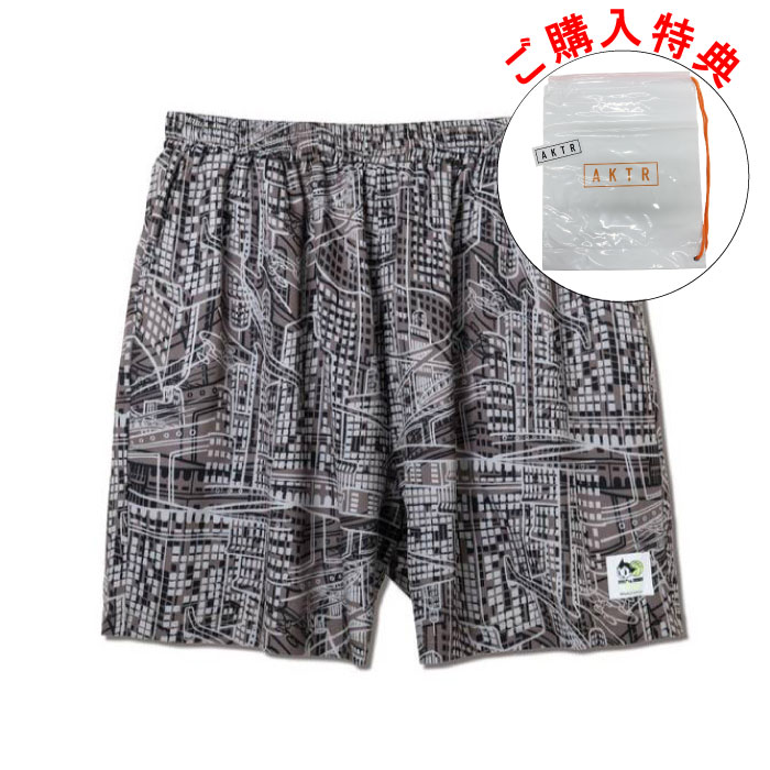 【5/30限定!10%OFFクーポン対象!】 ATOMxAKTR アトムxアクター SHORT WIDE PANTS BR ショートワイドパンツ ショーツ バスパン バスケットボール 2024年春夏 鉄腕アトム コラボ 124-055002