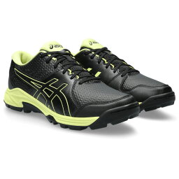 【クーポン利用で5%OFF! 4/24 20:00-4/27 9:59】 asics アシックス GEL-PEAKE2 ゲルピーク ハンドボール シューズ スタンダードラスト 外 屋外 2023年秋冬 ブラック/グロウイエロー 1113A036-003