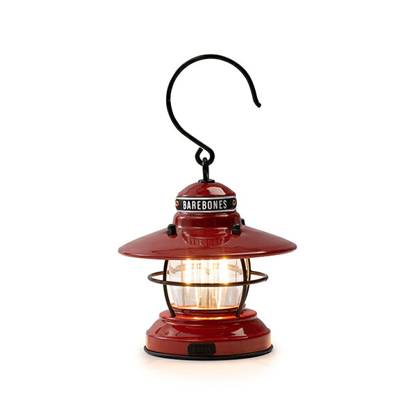 Barebones Living ベアボーンズ・リビング Mini Edison Lantern ミニエジソンランタンLED 最大100ルーメン 単三電池式 レッド 20230009004000通販格安セール情報 楽天 通販