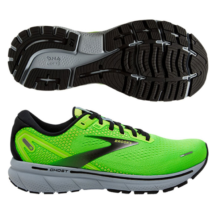 BROOKS ubNX Ghost14 S[Xg14 Y [h jOV[Y GRN O[ W(D) BRM3693