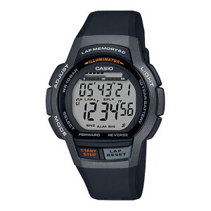 CASIO カシオ スポーツウォッチ ジョギング ランニング ラップ 計測 時計 腕時計 防水 WS-1000H-1AJH