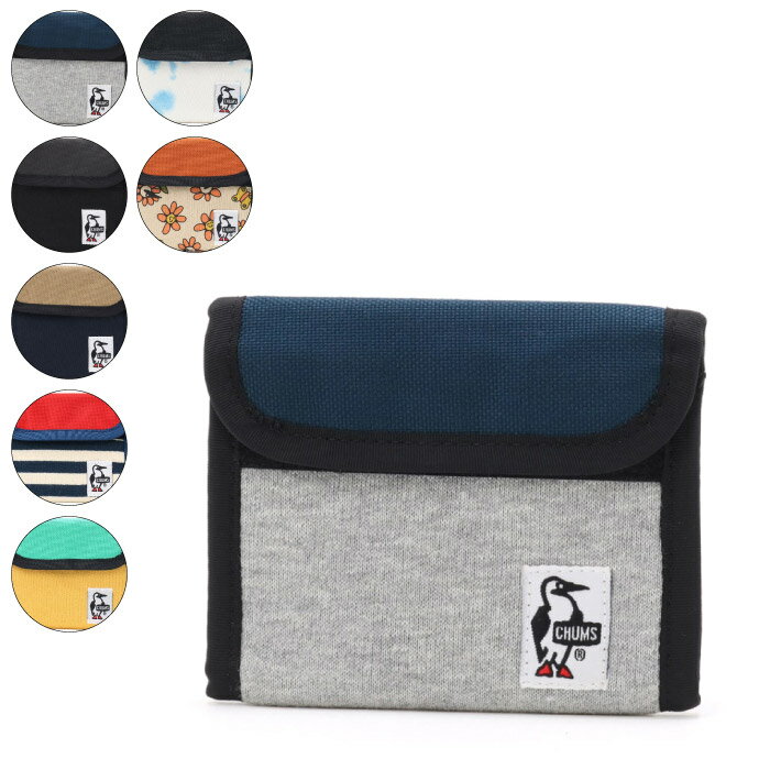 チャムス 【5/20限定!10%OFFクーポン対象!】 CHUMS チャムス Trifold Wallet Sweat Nylon トリフォルドウォレットスウェットナイロン 財布 ウォレット 2023年春夏 7カラー CH60-3612