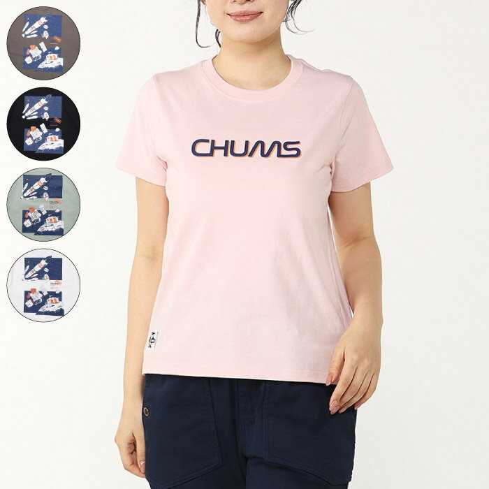 【スーパーセール価格!】 CHUMS チャムス Womens Moon Camp Site T-Shirt ウィメンズ ムーンキャンプサイトTシャツ アウトドア レディース 4カラー CH11-2363