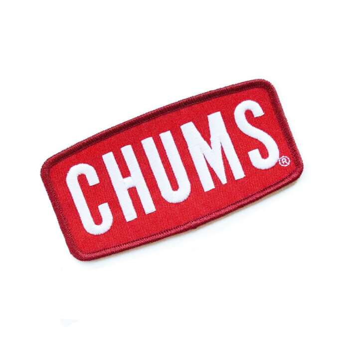 【5/20限定!10%OFFクーポン対象!】 CHUMS チャムス Wappen CHUMS Logo M ワッペンチャムスロゴM 5.0×10.5cm アウトドア キャンプ BBQ CH62-1470