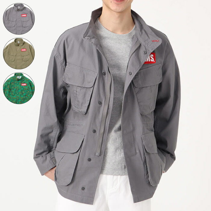 チャムス アウトドアジャケット メンズ CHUMS チャムス Layton Oversized Jacket レイトンオーバーサイズドジャケット アウター アウトドア メンズ 3カラー CH04-1398