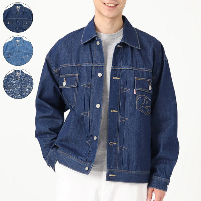 チャムス アウトドアジャケット メンズ CHUMS チャムス Beaver Oversized Jean Jacket ビーバーオーバーサイズドジーンジャケット デニムジャケット アウター メンズ 3カラー CH04-1399