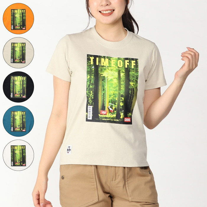 チャムス Tシャツ レディース CHUMS チャムス Womens TIME OFF T-Shirt ウィメンズ タイムオフTシャツ アウトドア レディース 5カラー CH11-2351