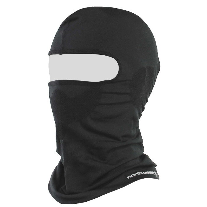 north peak ノースピーク バラクラバ フェイスマスク 目出し帽 サーモライトファブリック使用フリーサイズ BK NP-6368