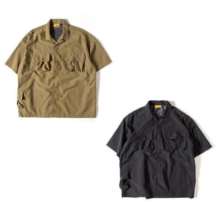 GRIP SWANY グリップスワニー SUPPLEX CAMP SHIRT 4.0 サプレックス キャンプ シャツ 半袖 メンズ 2023年春夏 サプレックスナイロン 2カラー GSS-35