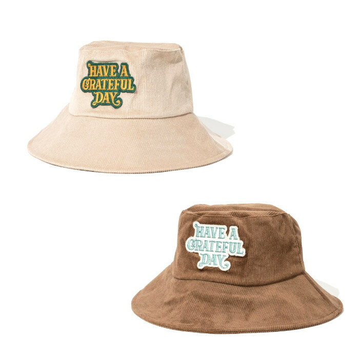 ヘンプ 帽子（メンズ） 【5/25限定!5%OFFクーポン対象!】 GO HEMP ゴーヘンプ CORDUROY HAT コーデュロイハット バケットハット 帽子 2023年秋冬 2カラー GDG0245CDRY