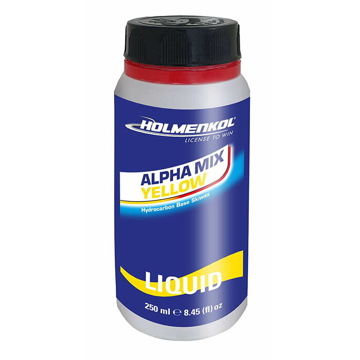 HOLMENKOL ホルメンコール ALPHA MIX YELLOW LIQUID アルファミックス イエロー リキッドワックス 250ml 雪温0～-4℃ 24032