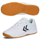 hummel ヒュンメル アピカーレ5 IN ジュニア キッズ フットサルシューズ インドア 室内 体育館 2024年春夏 ホワイト HJS5123-1090