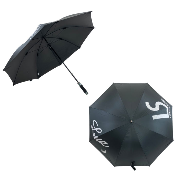 LUZ e SOMBRA ルースイソンブラ LS UVCUT PARASOL UVカット パラソル 日傘 日よけ 紫外線予防 スポーツ観戦 サッカー フットサル ブラック L1221470