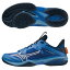 【4/20限定！クーポン利用で5%OFF】 MIZUNO ミズノ WAVE CLAW NEO 2 ウエーブクローNEO 2 バドミントンシューズ 2022年秋冬 ブルー/ホワイト 71GA227006