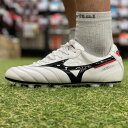Mizuno ミズノ MORELIA II JAPAN モレリア 2 ジャパン ショートタン サッカースパイク ユニセックス ホワイト 2E相当 日本製 P1G...