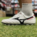 【クーポン利用で10 OFF 4/24 20:00-4/27 9:59】 Mizuno ミズノ MORELIA II JAPAN モレリア 2 ジャパン ショートタン サッカースパイク ユニセックス ホワイト 2E相当 日本製 P1GA200109