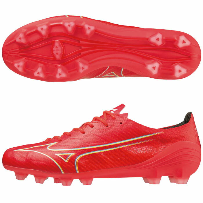 【20%クーポン対象!6/4 20:00-6/11 01:59迄!】 MIZUNO ミズノ MIZUNO α PRO ミズノアルファプロ サッカースパイク 2E相当 2023年秋冬 フェアリーコーラル P1GA236464