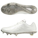 Mizuno ミズノ グローバルエリート ライトレボエリート ワイドCK 野球 ソフトボール スパイク 2022年春夏 3E相当 白スパ 金具固定式 ホワイト 11GM2212