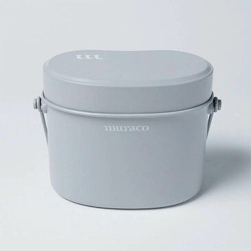 muraco ムラコ RICE COOKER GREY ライスクッカー グレー 4号炊 飯盒 耐熱塗装 キャンプ C001 【MRMT】