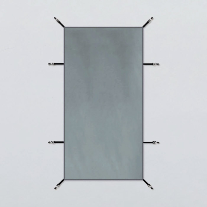 【取り寄せ】【単品注文不可】 muraco ムラコ GROUND SHEET for NORM 2P (ノーム 2P用) グランドシート キャンプ TE0011