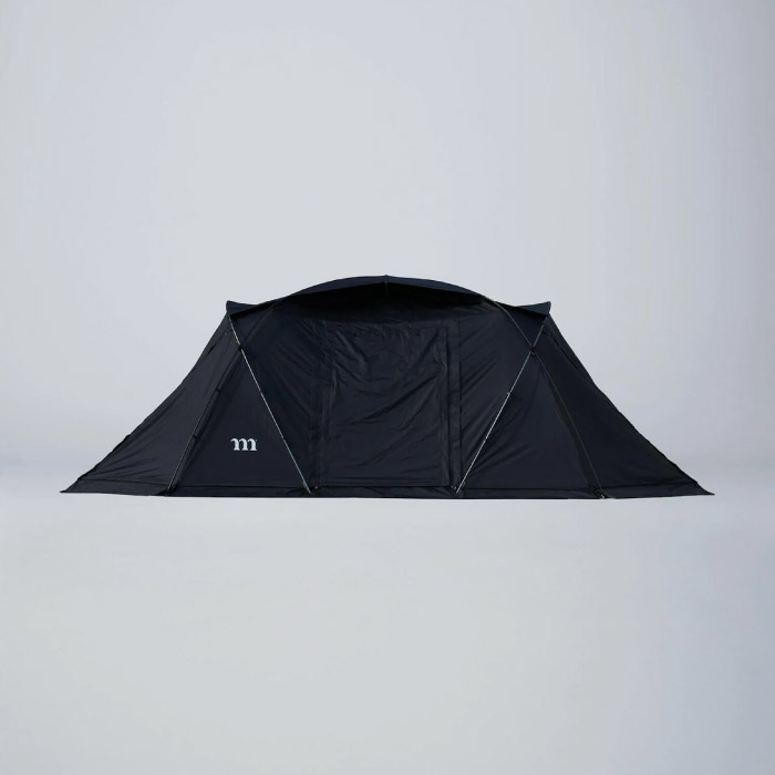 取り寄せ muraco ムラコ ZIZ TENT SHELTER BLACK 2ルームテント シェルター 最大5名収容可能 耐水圧2 000 mm キャンプ 黒 ブラック TE0050BK