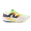  new balance ニューバランス FuelCell Rebel v4 フューエルセル レベル ロード ランニングシューズ メンズ 2024年春夏 D(やや細い) ホワイト/ライム MFCXLL4