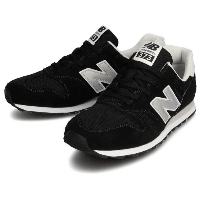 ニューバランス 【5/20限定!5%OFFクーポン対象!】 new balance ニューバランス ML373 KB2 D やや細い ウォーキングシューズ スニーカー カジュアル ユニセックス ブラック ML373KB2D