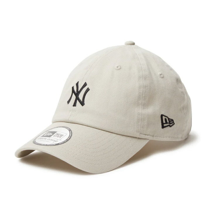 【10%OFFクーポン対象|4/14 20:00-4/18 23:59迄】 NEW ERA ニューエラ カジュアルクラシック MLB Casual Classic ニューヨーク・ヤンキース ミッドロゴ 帽子 ユニセックス ストーン 14388453