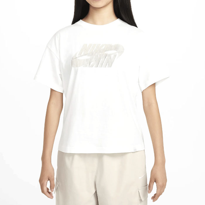 【10%OFF対象 2/4 20:00～2/10 1:59】 NIKE ナイキ YTH ガールズ NSW ダンス S/S Tシャツ ジュニア 子供 半袖シャツ スポーツウェア 2024年秋 セイル FZ5541-133