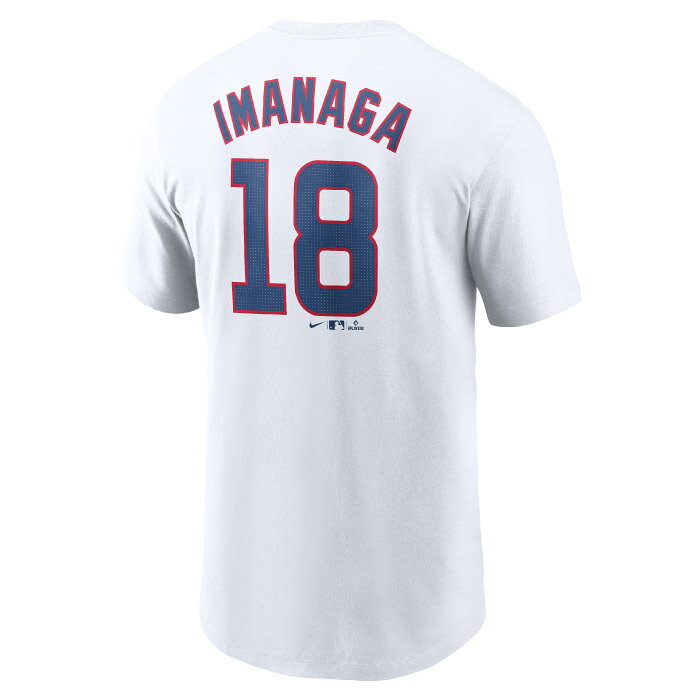 【30%OFFクーポン対象｜3/3 20:00-3/11 01:59迄】 NIKE ナイキ MLB 半袖Tシャツ メンズ 今永昇太 シカゴ・カブス ネーム＆ナンバーティー 白 ホワイト 正規品 N199-10A-EJ9-D2B