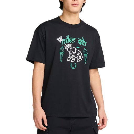 NIKE ナイキ SB マックス90 スケートボード Tシャツ メンズ 半袖 ブラック HJ0805-010 NIKE ナイキ SB マックス90 スケートボード Tシャツ メンズ 半袖 ブラック HJ0805-010