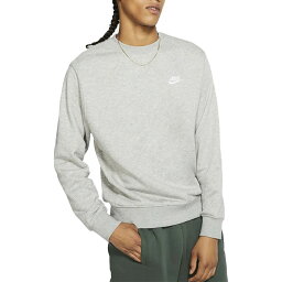 ナイキ 【クーポン利用で20%OFF! 4/24 20:00-4/27 9:59】 NIKE ナイキ スポーツウェア クラブ フレンチ テリー クルー メンズ 2021年冬 トップス トレーニングウエア スウェット グレー BV2667-063