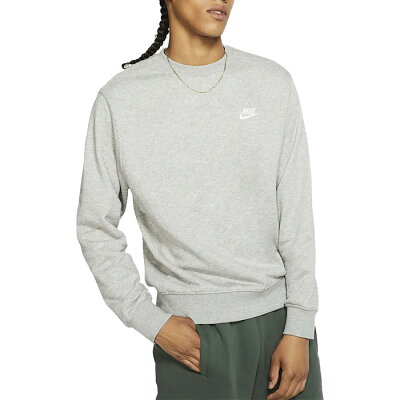 NIKE ナイキ スポーツウェア クラブ フレンチ テリー クルー メンズ 2021年冬 トップス トレーニングウエア スウェット グレー BV2667-063