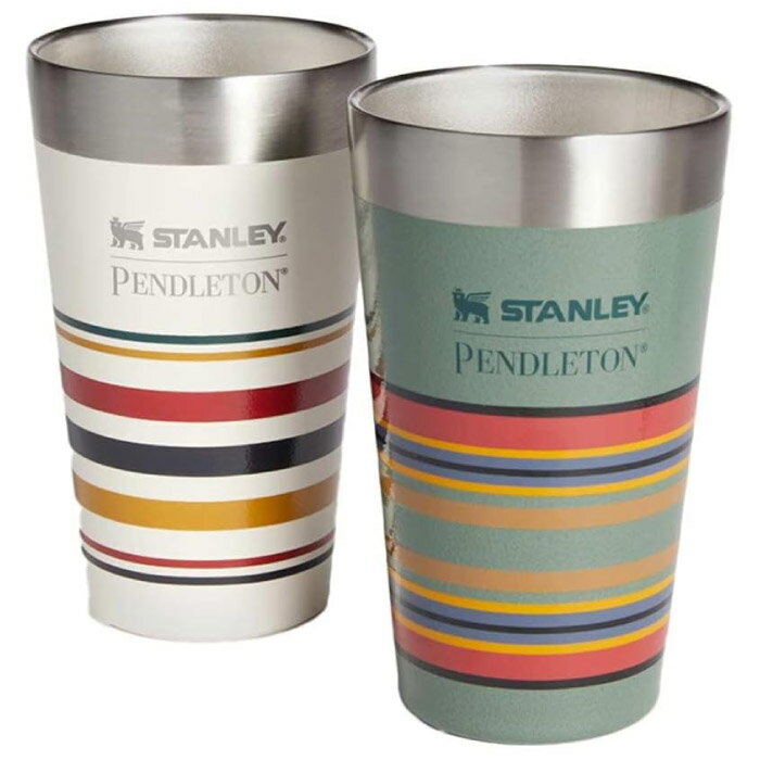 【スーパーセール価格!】 PENDLETON ペンドルトン アドベンチャー スタッキング ビア パイントカップ 2個セット STANLEYコラボ 0.47L タンブラー コップ カップ マグ 保冷 保温 19372119